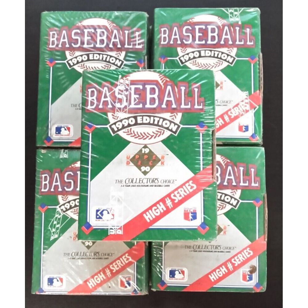 5 1990 Baseball Upper Deck High # Series 701-800 FACTORY SEALED